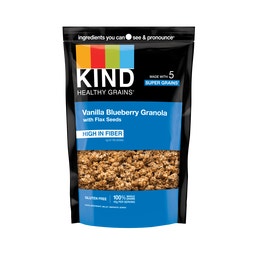 Vanilla Blueberry Granola with Flax Seeds image