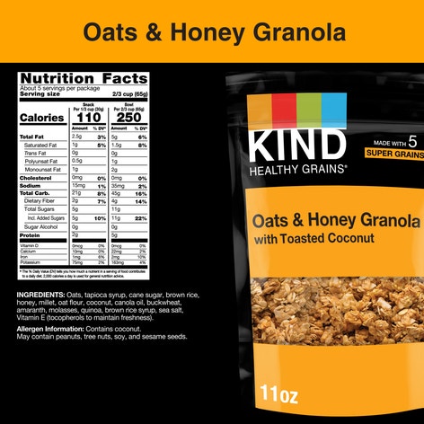 Oats & Honey Granola with Toasted Coconut