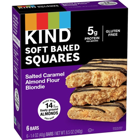Salted Caramel Almond Flour Blondie