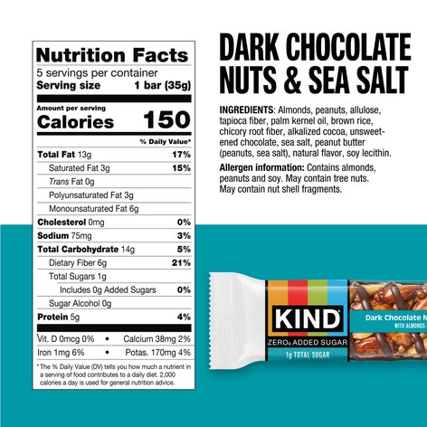 Dark Chocolate Nuts and Sea Salt
