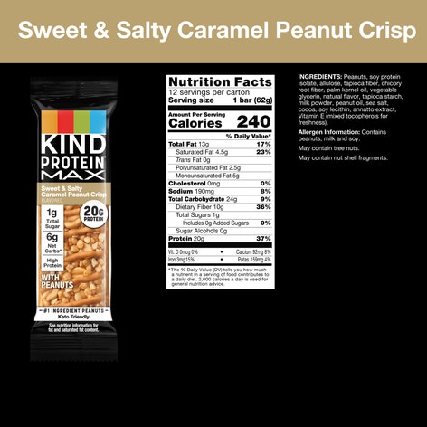Sweet & Salty Caramel Peanut Crisp