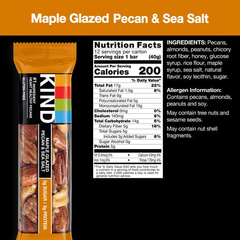 Maple Glazed Pecan & Sea Salt