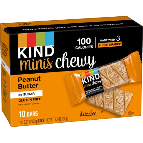 Peanut Butter Bars Chewy Minis