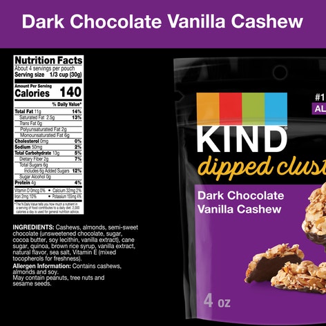 Dark Chocolate Vanilla Cashew
