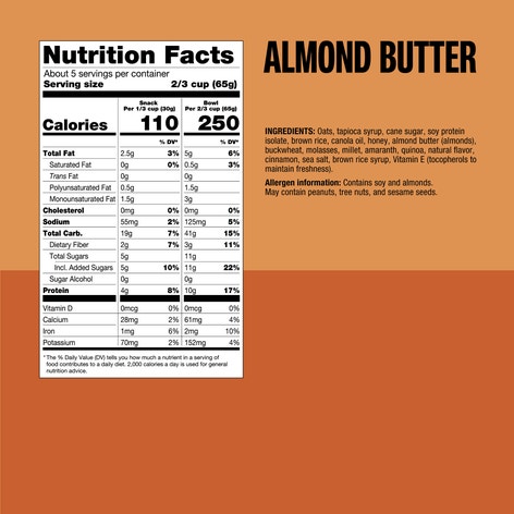 Almond Butter Granola Clusters