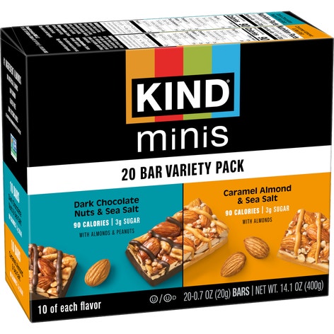 Dark Chocolate Nuts & Sea Salt and Caramel Almond & Sea Salt