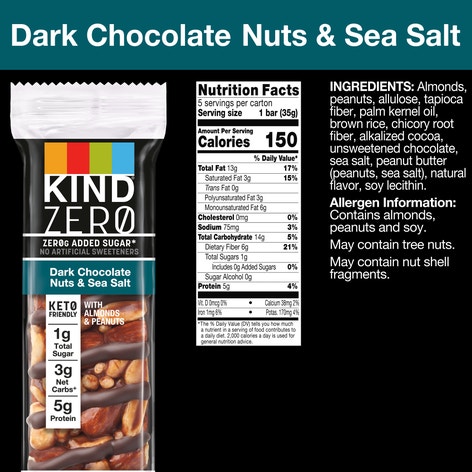 Dark Chocolate Nuts and Sea Salt