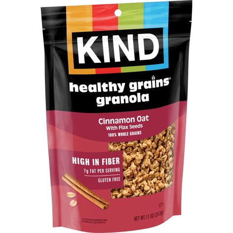 Cinnamon Oat Granola with Flax Seeds