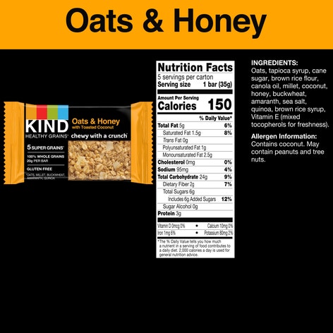 Oats & Honey with Toasted Coconut