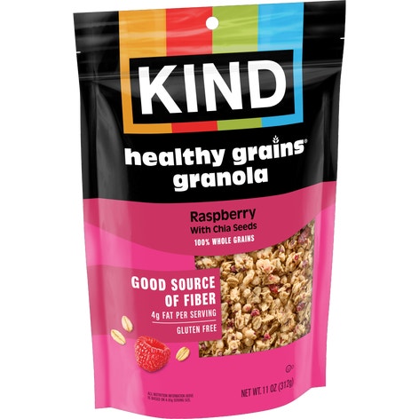 Raspberry Granola with Chia Seeds