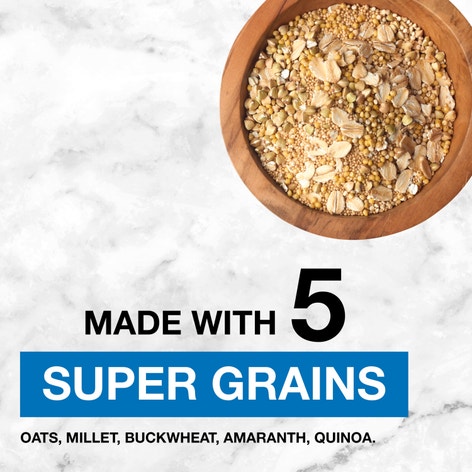 Vanilla Blueberry Granola with Flax Seeds