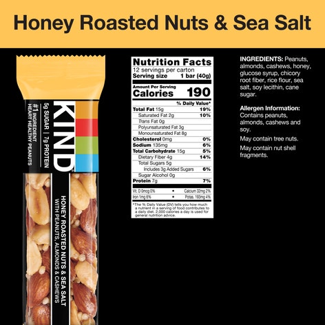 Honey Roasted Nuts & Sea Salt