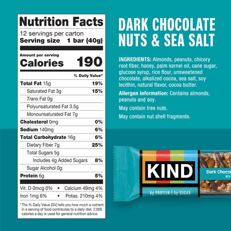 Dark Chocolate Nuts & Sea Salt
