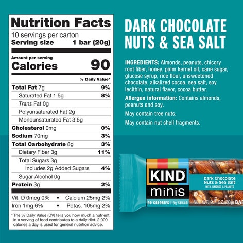 Dark Chocolate Nuts and Sea Salt