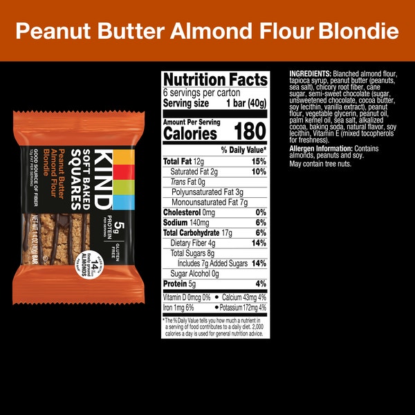 Peanut Butter Almond Flour Blondie