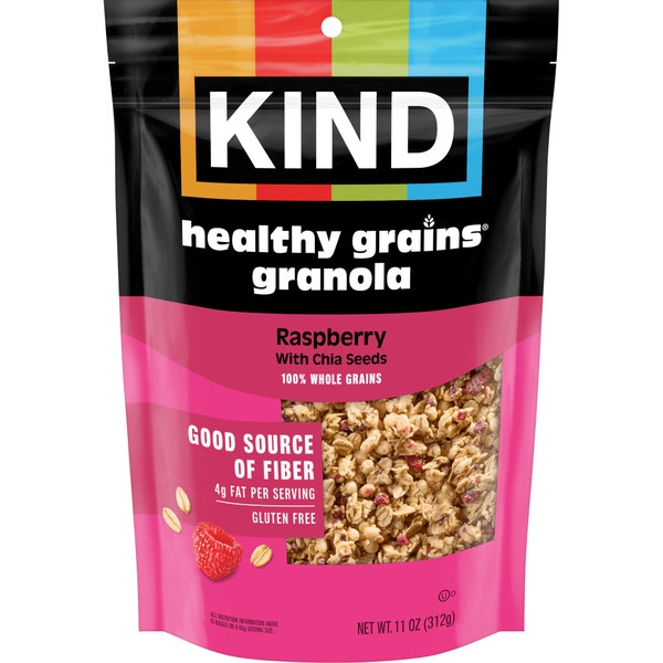 Raspberry Granola with Chia Seeds