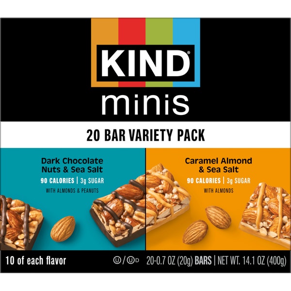 Dark Chocolate Nuts & Sea Salt and Caramel Almond & Sea Salt