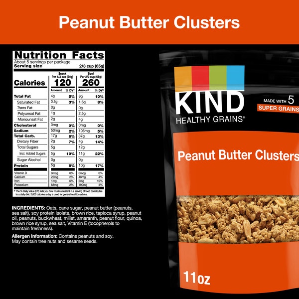Peanut Butter Granola Clusters