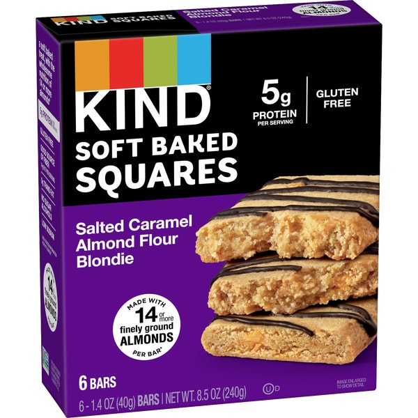 Salted Caramel Almond Flour Blondie