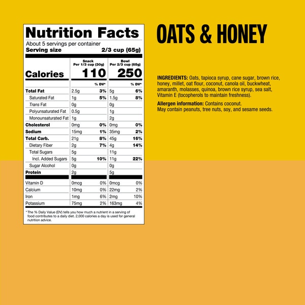 Oats & Honey Granola with Toasted Coconut