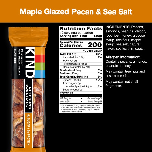 Maple Glazed Pecan & Sea Salt