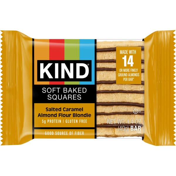 Salted Caramel Almond Flour Blondie