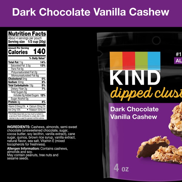 Dark Chocolate Vanilla Cashew
