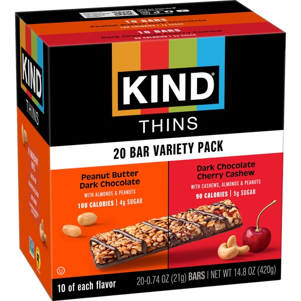 Peanut Butter Dark Chocolate and Dark Chocolate Cherry Cashew