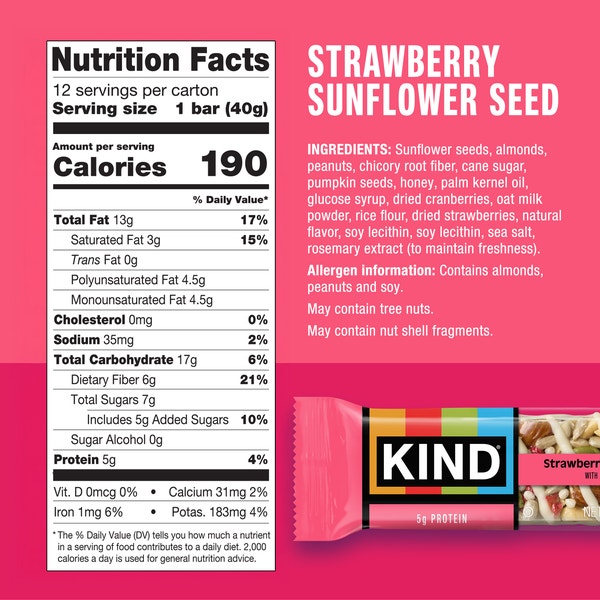 Strawberry Sunflower Seed