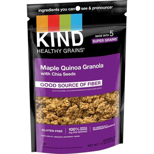 Maple Quinoa Granola with Chia Seeds