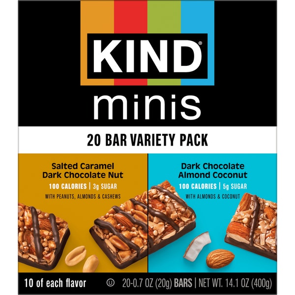 Salted Caramel Dark Chocolate Nut and Dark Chocolate Almond Coconut