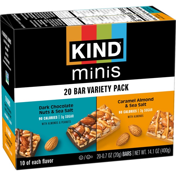 Dark Chocolate Nuts & Sea Salt and Caramel Almond & Sea Salt