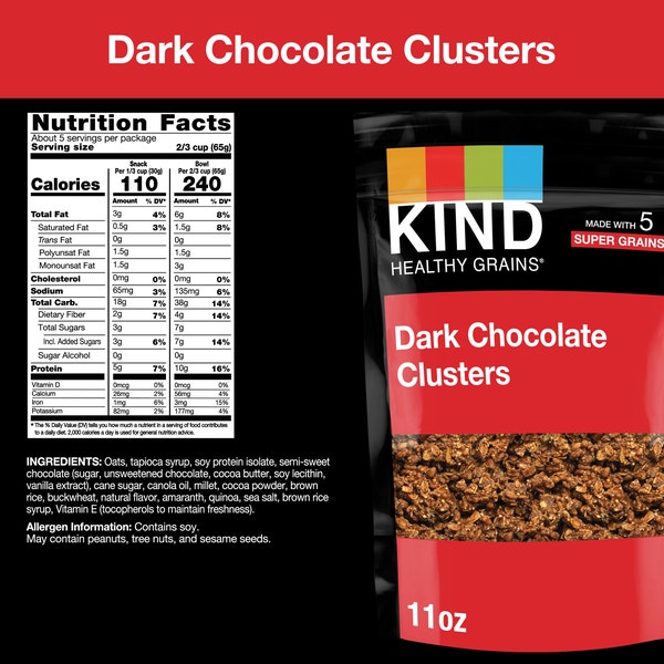 Dark Chocolate Granola Clusters