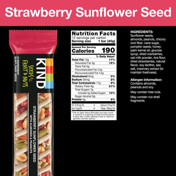 Strawberry Sunflower Seed