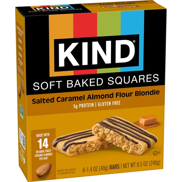 Salted Caramel Almond Flour Blondie