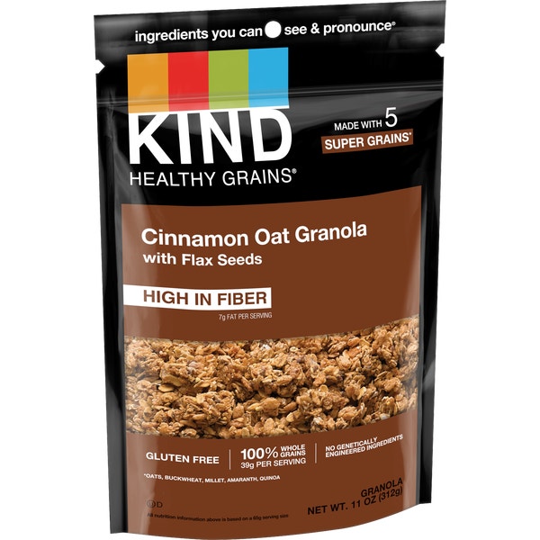 Cinnamon Oat Granola with Flax Seeds