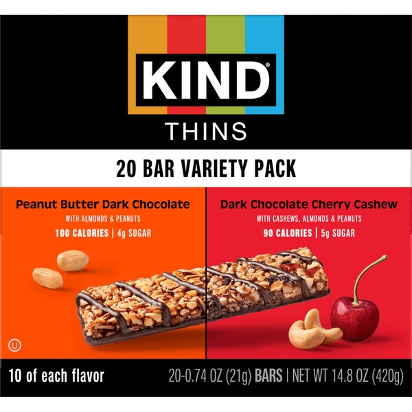 Peanut Butter Dark Chocolate and Dark Chocolate Cherry Cashew
