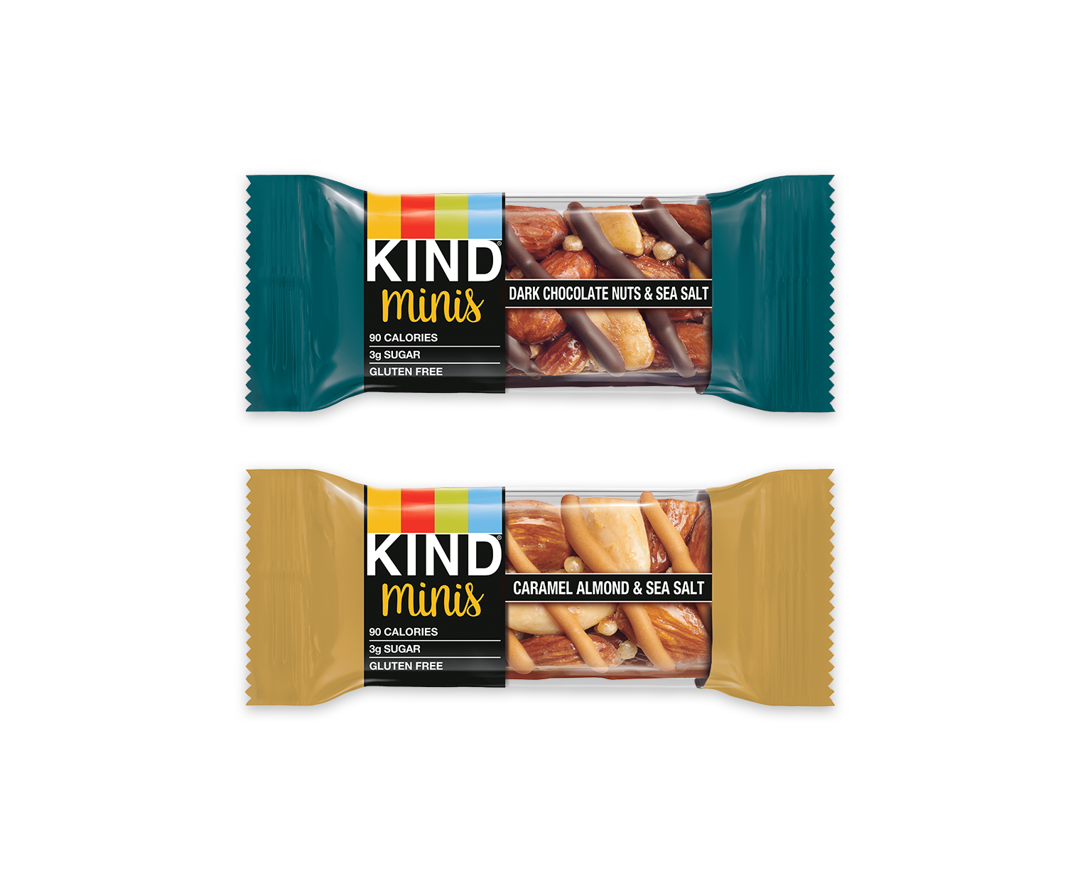 Dark Chocolate + Caramel Almond Minis | 100 Calorie Bars ...