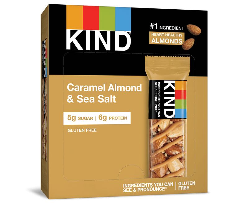 Caramel Almond & Sea Salt Bars | Caramel Nut | KIND Snacks ...