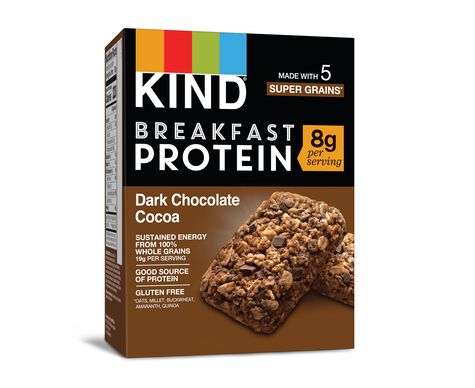 Dark Chocolate Cocoa Protein Breakfast Bars